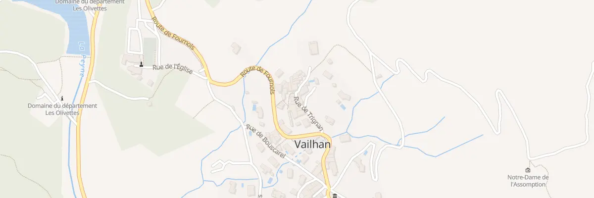 Plan du 13 Rue de Trignan à Vailhan
