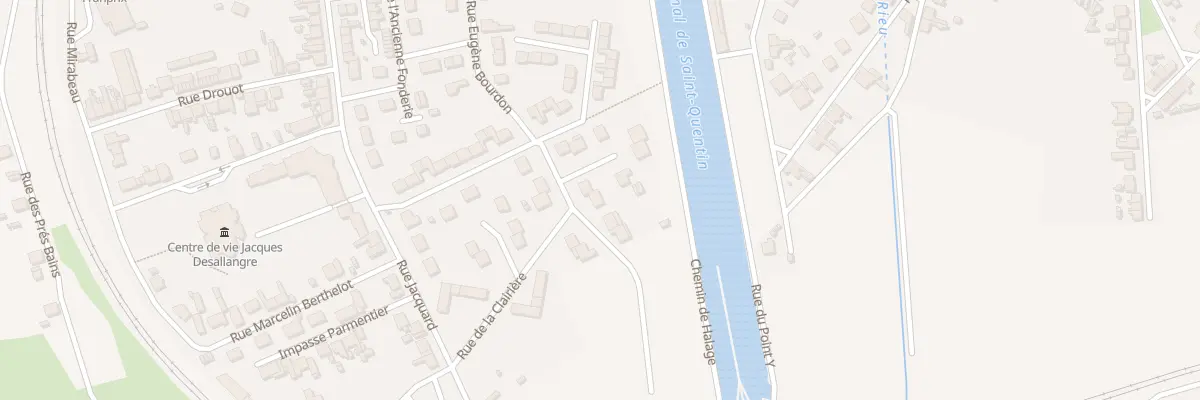 Plan du 1 Imp du sous Bois à Tergnier