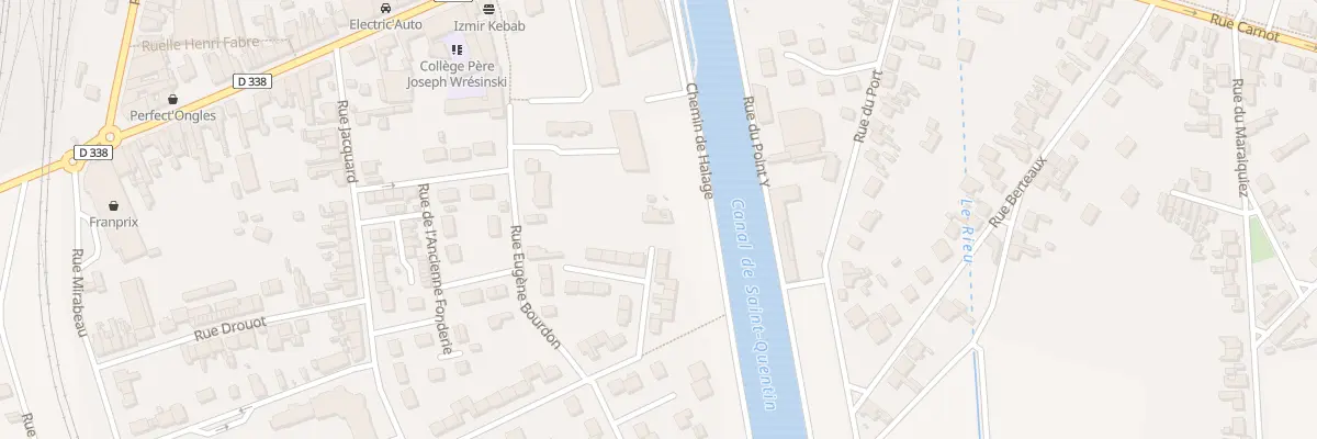 Plan du 16 Rue Gabriel Locqueneux à Tergnier