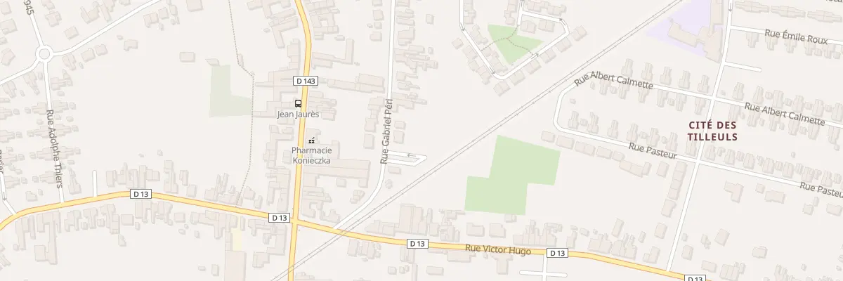 Plan du 55 Rue Gabriel Péri à Fenain