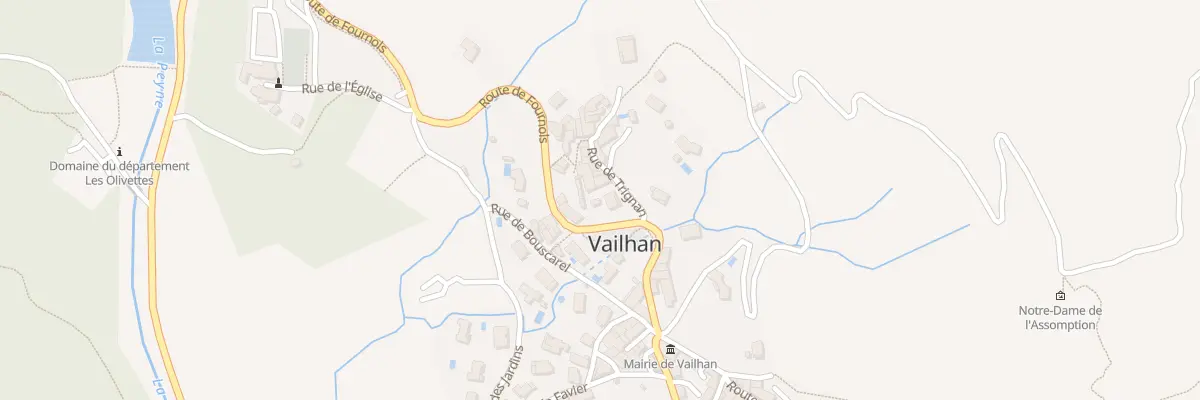 Plan du 3 Rue de Trignan à Vailhan