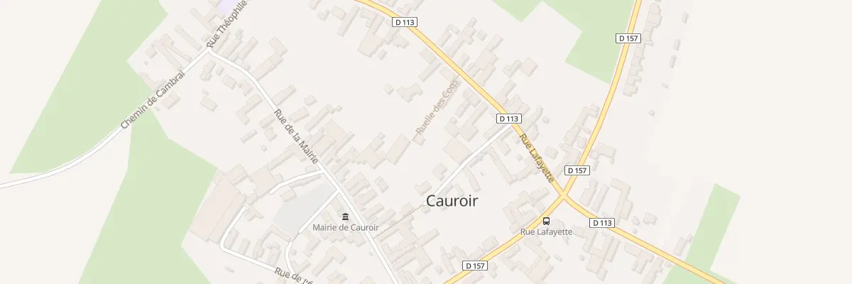 Plan du 1 Rle Coqs à Cauroir