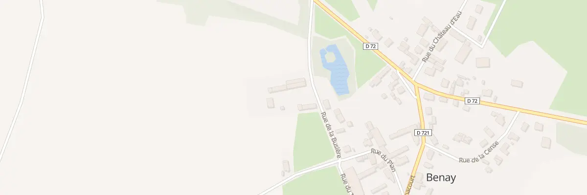 Plan du 5 Rue de la Busière à Benay