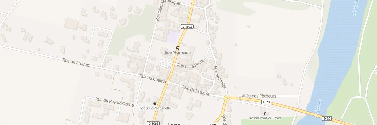 Plan du 4 Rue de la Poste à Joze