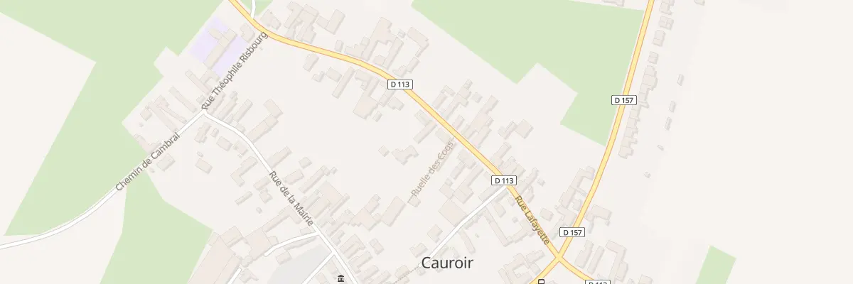 Plan du 12 Rue Lafayette à Cauroir