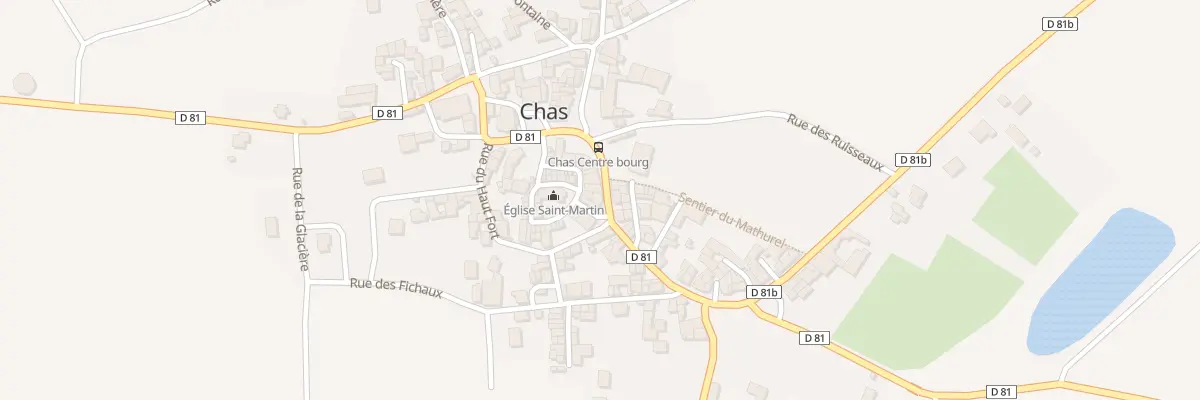 Plan du 18 Rue du Fort à Chas