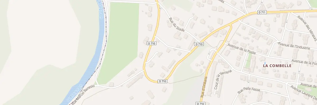 Plan du 5 Rte de Basse Combelle à Auzat-la-Combelle