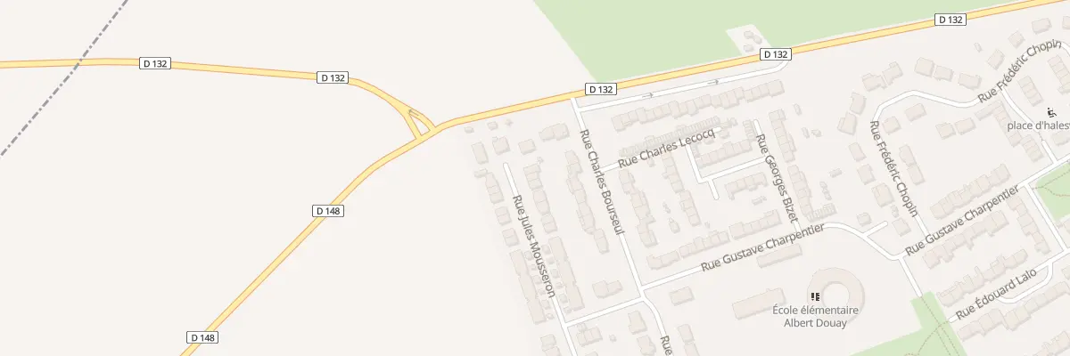 Plan du 29 Rue Jules Mousseron à Bouchain