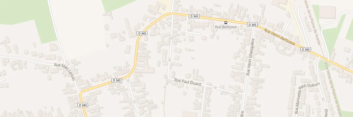 Plan du 8 Rue Paul Eluard à Fenain