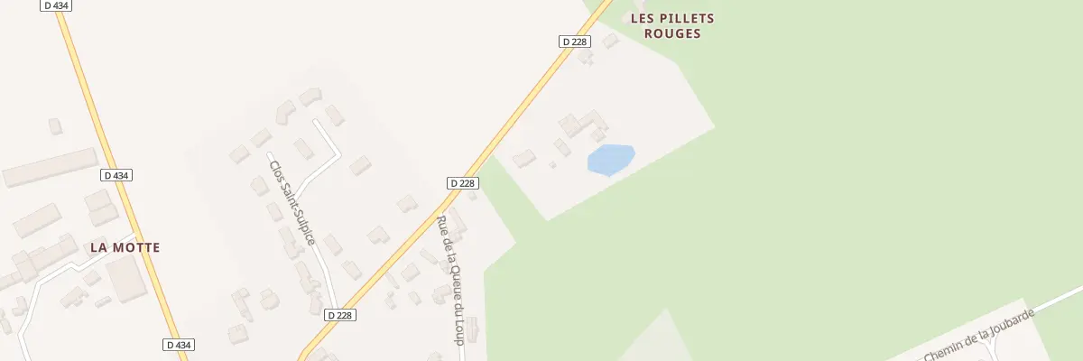 Plan du 18 Rte de Dornes à Aurouër