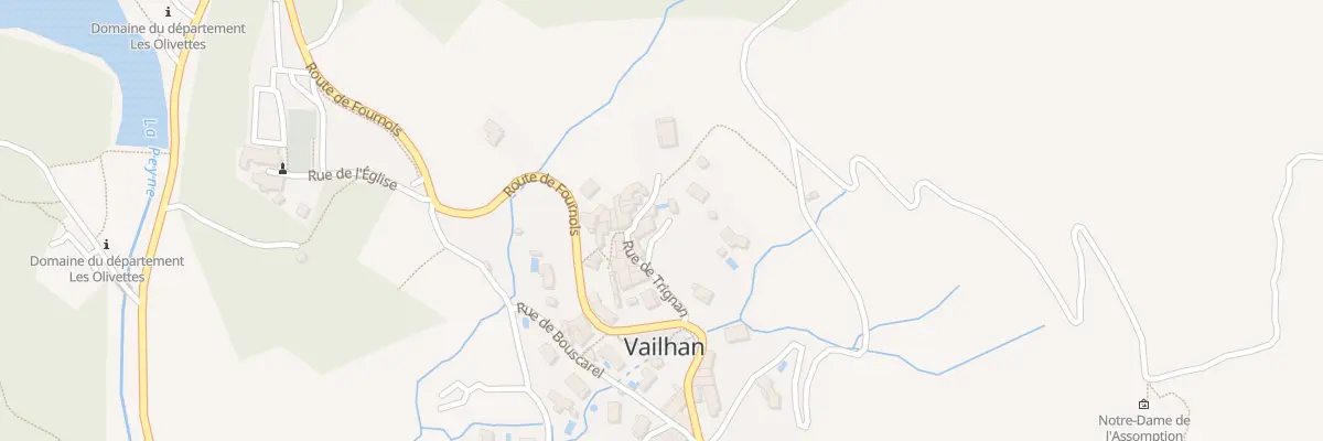 Plan du 4 Che de Perdut à Vailhan