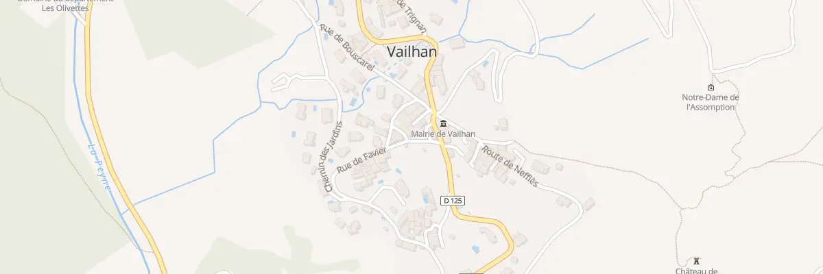 Plan du 3 Imp du Cabanon à Vailhan