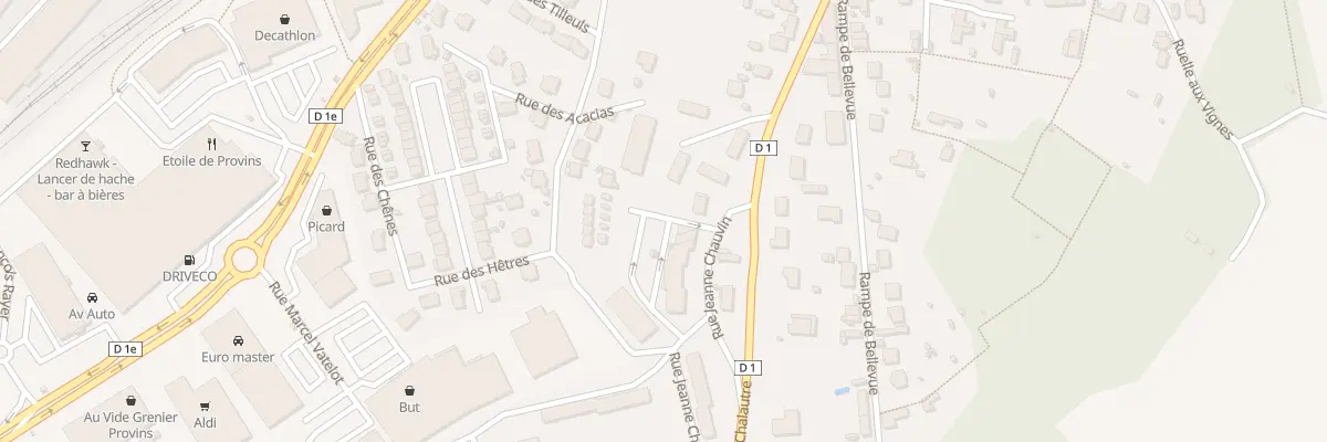 Plan du 4 Rue Jeanne Chauvin à Provins