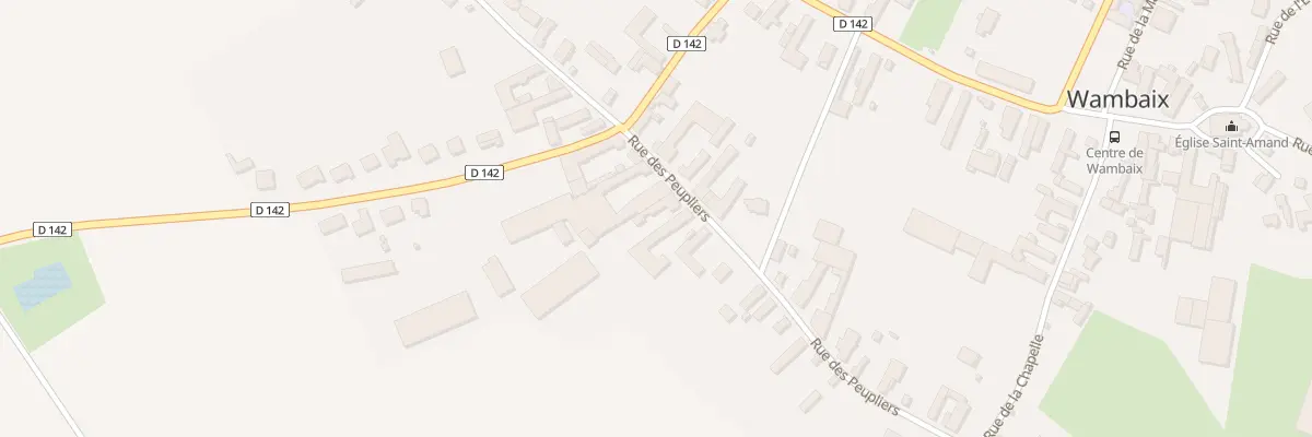 Plan du 13 Rue des Peupliers à Wambaix