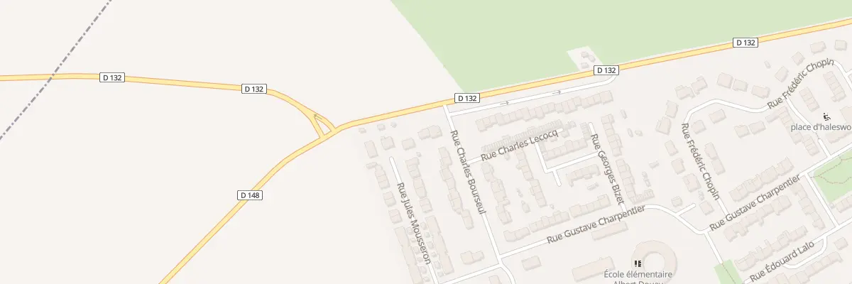 Plan du 1093 Rte de Marquette à Bouchain