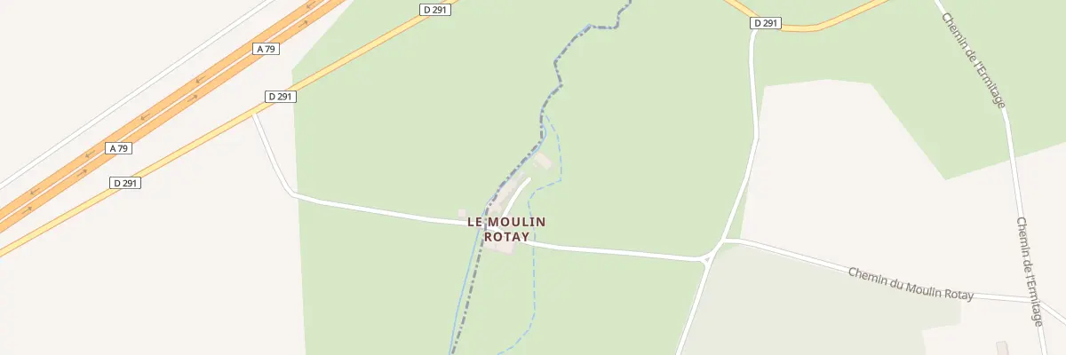 Plan du 5075 Moulin Rotay à Chemilly