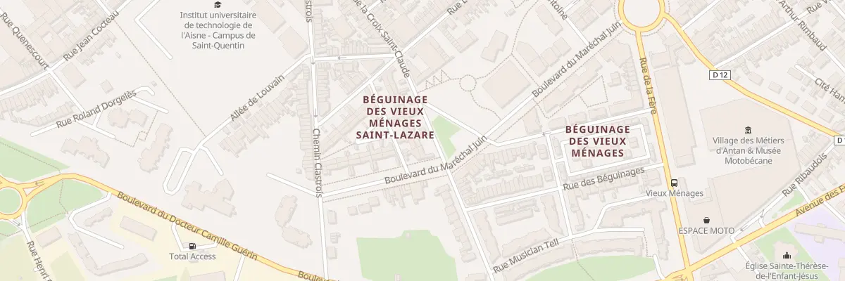 Plan du 52 Rue de la Croix Saint-claude à Saint-Quentin