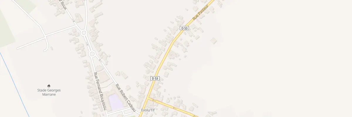 Plan du 90 Rue Pasteur à Tergnier