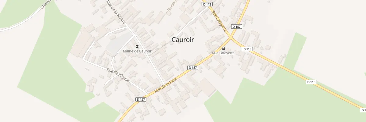 Plan du 15 Rue de la Paix à Cauroir