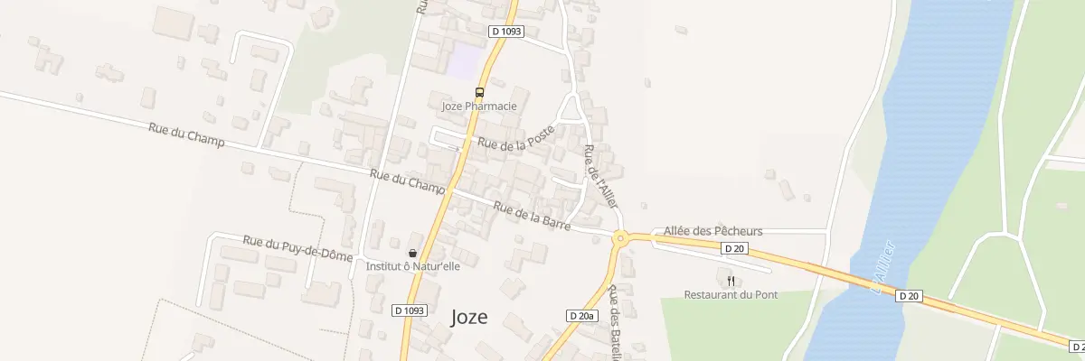Plan du 2 Rue des Forgerons à Joze