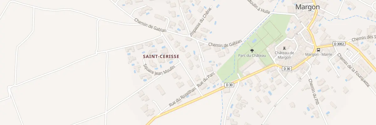 Plan du 8 Rue du Crès à Margon