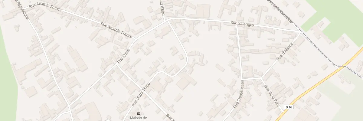 Plan du 41B Rue Victor Hugo à Villers-Outréaux