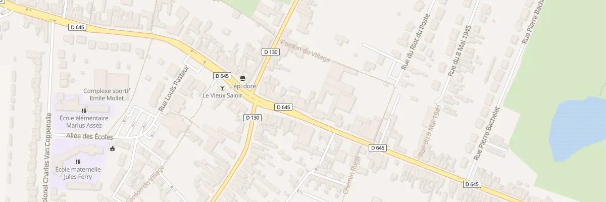 Plan du 15 Rue Jean Jaurès à Abscon