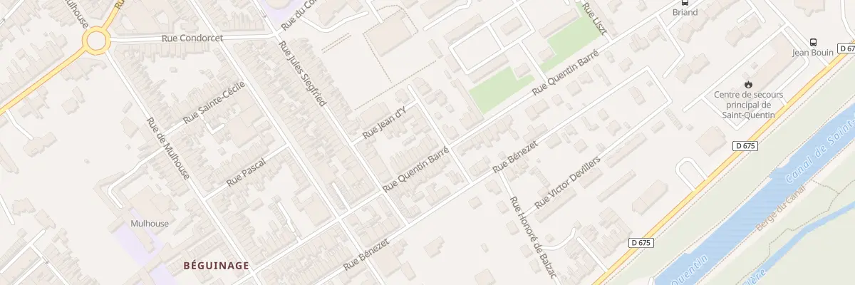 Plan du 129 Rue Quentin Barré à Saint-Quentin