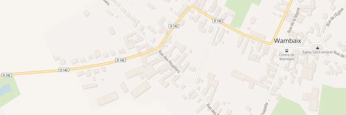 Plan du 16 Rue des Peupliers à Wambaix