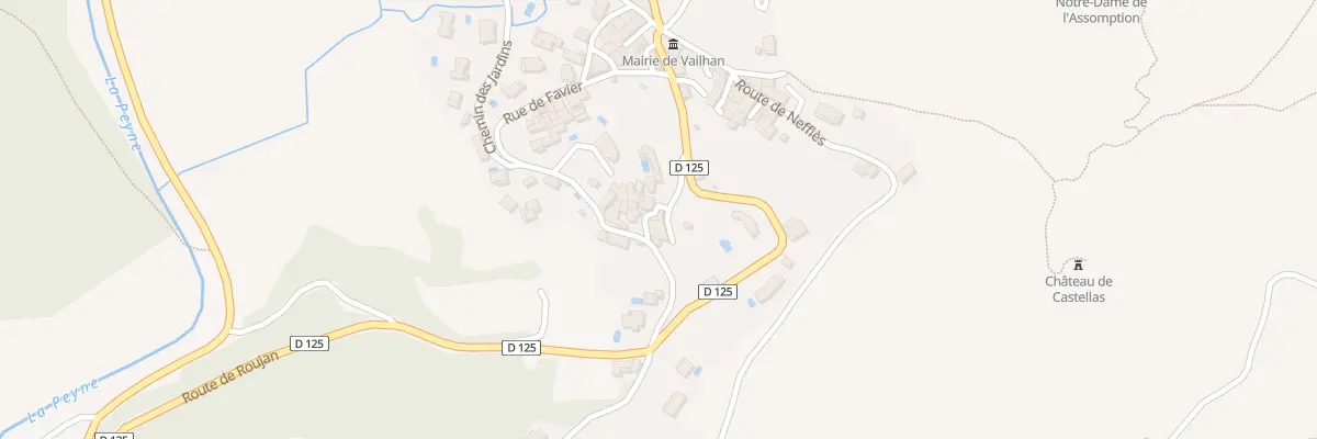 Plan du 3 Rue de la Calade à Vailhan