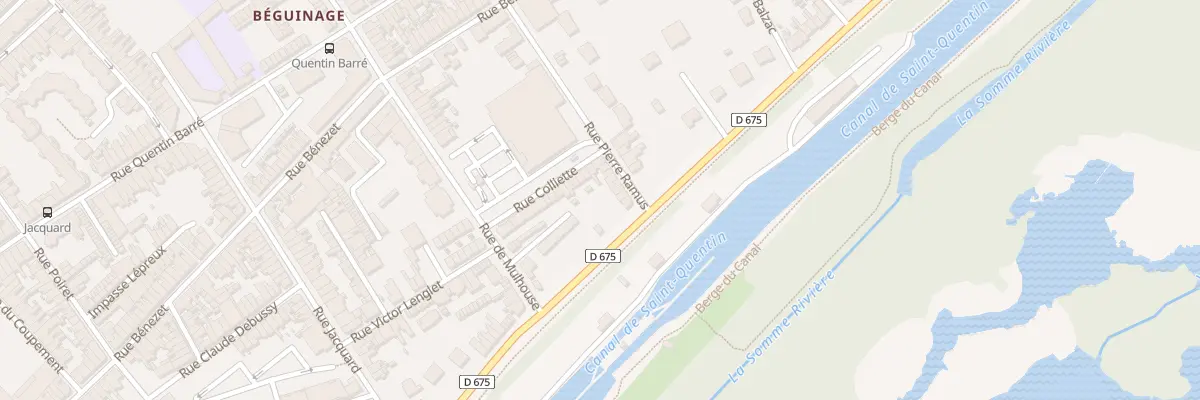 Plan du 30 Rue Colliette à Saint-Quentin