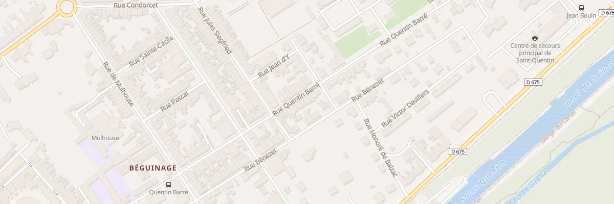 Plan du 116 Rue Quentin Barré à Saint-Quentin