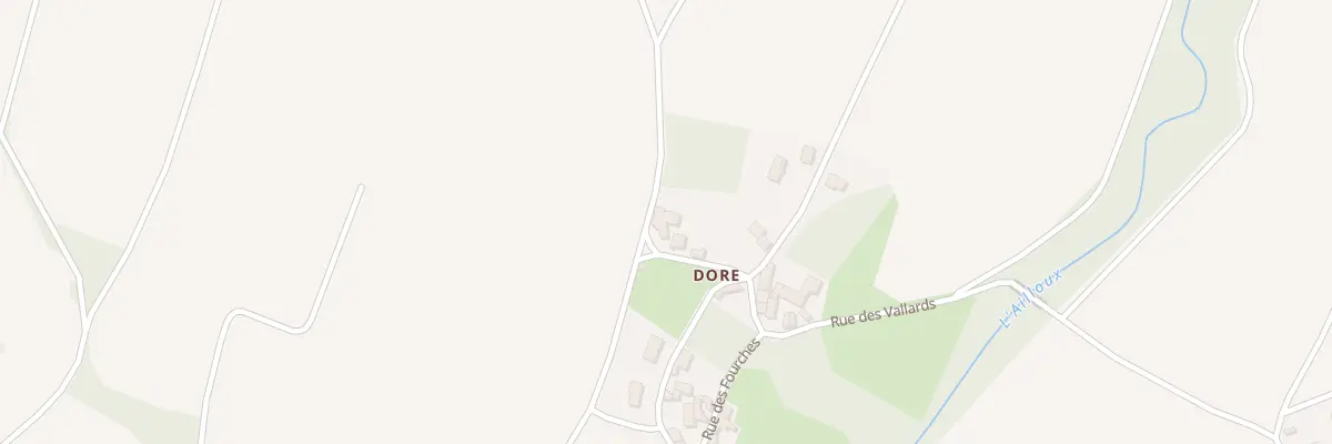 Plan du 9 Rue des Vallards (dore) à Brenat