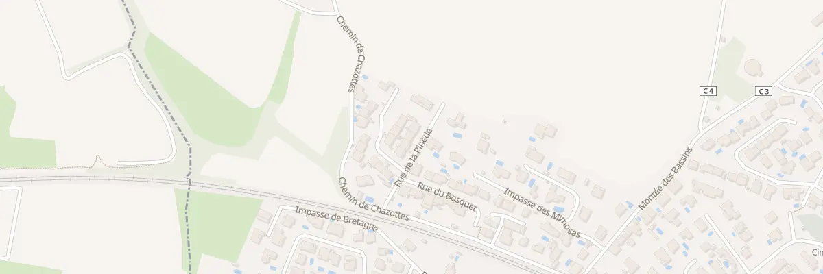 Plan du 6 Rue de la Pinède à Cers