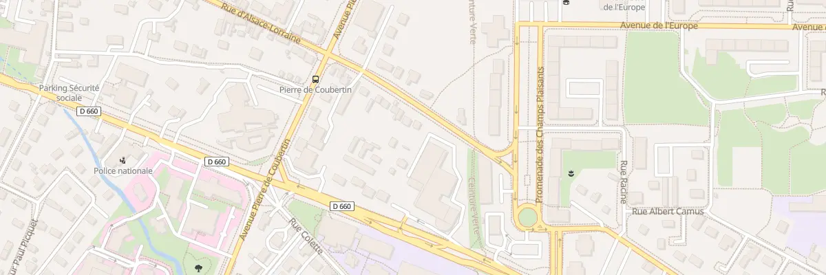 Plan du 190 Rue d’Alsace-lorraine à Sens