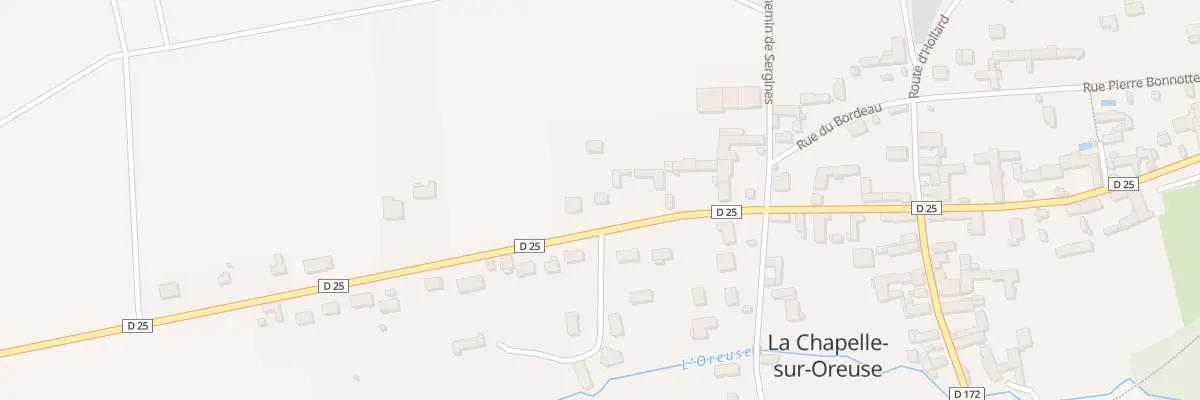 Plan du 22B Rte de Pont sur Yonne à La Chapelle-sur-Oreuse