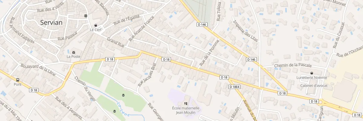 Plan du 53 Grand-Rue à Servian