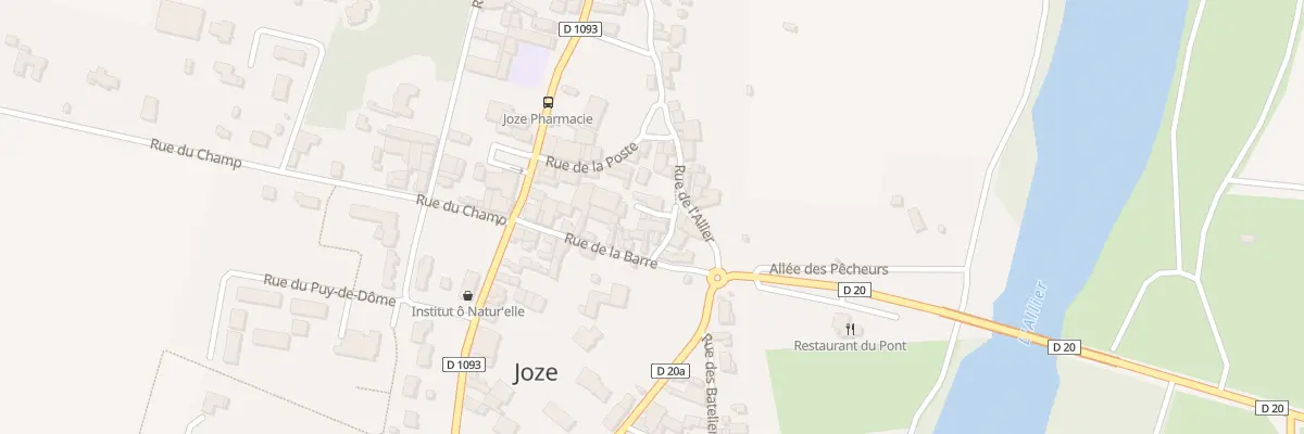 Plan du 4 Rue des Forgerons à Joze