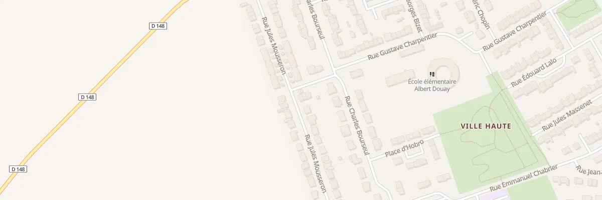 Plan du 437 Rue Gustave Charpentier à Bouchain