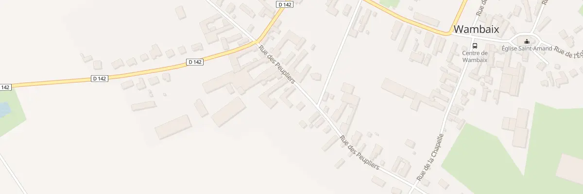 Plan du 9 Rue des Peupliers à Wambaix