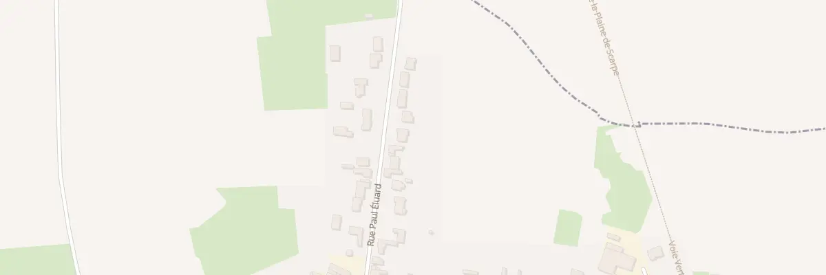 Plan du 42 Rue Paul Eluard à Fenain