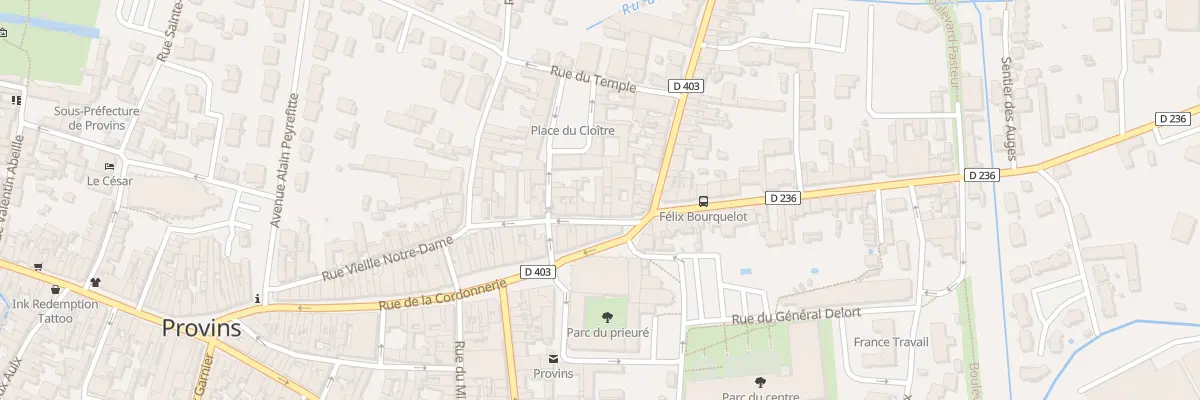 Plan du 53 Rue Vieille Notre Dame à Provins