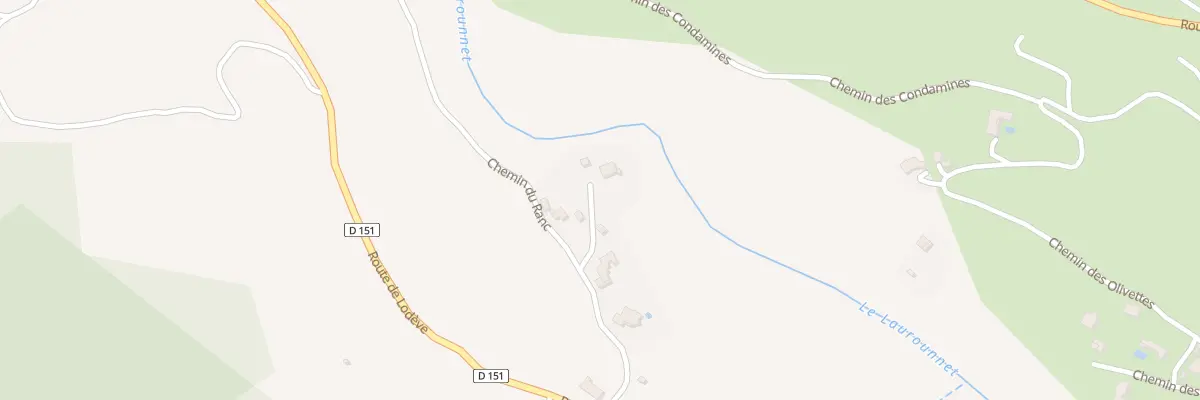 Plan du 5282 Les Pommaredes à Lauroux