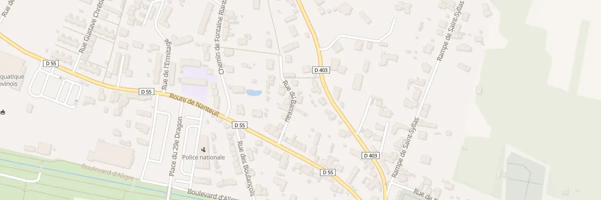 Plan du 8 Rue du Barreau à Provins