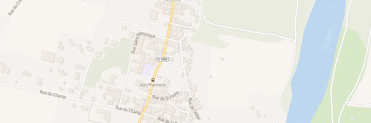 Plan du 2 Rue de l’Eglise à Joze