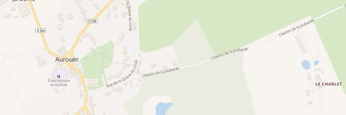 Plan du 5 Che de la Joubarde à Aurouër