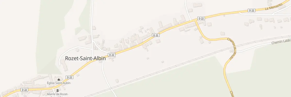 Plan du 21 Rue Principale à Rozet-Saint-Albin