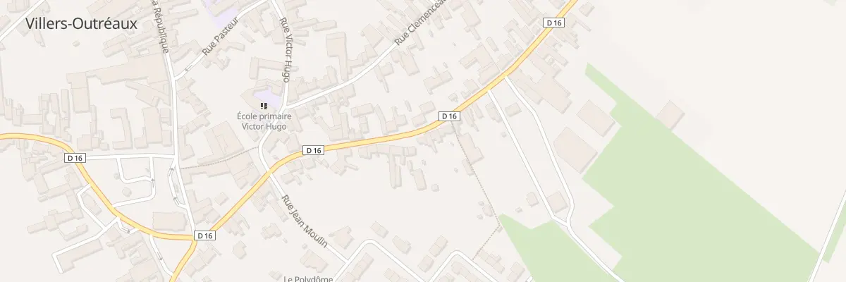 Plan du 36 Rue du Général Leclerc à Villers-Outréaux