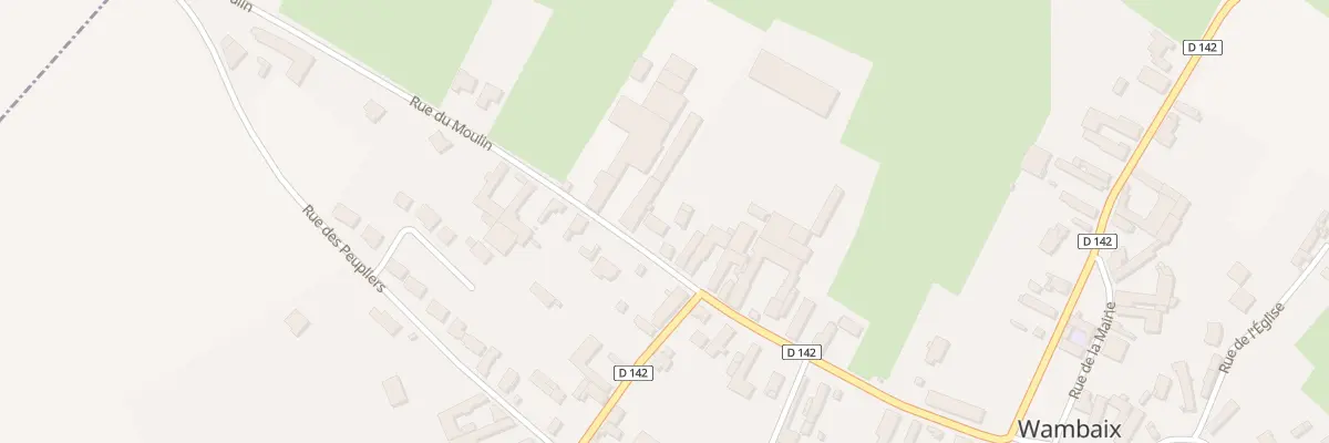 Plan du 4B Rue du Moulin à Wambaix