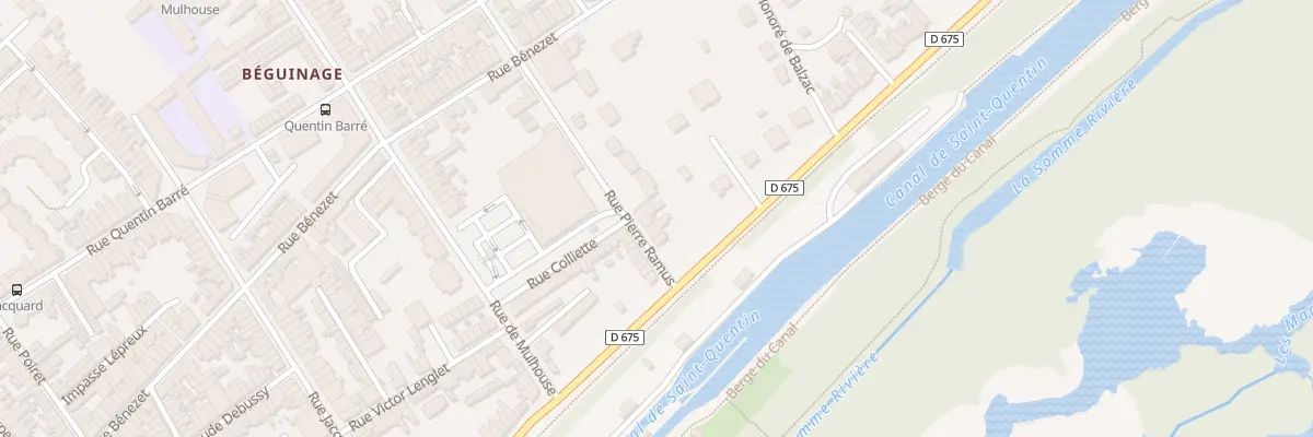 Plan du 169 Rue Pierre Ramus à Saint-Quentin